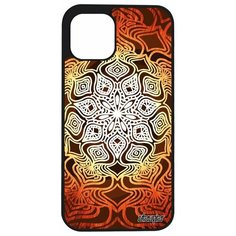 Чехол на смартфон Apple iPhone 12 pro, "Мандала" Пентаграмма Цветок Utaupia