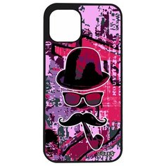 Чехол на смартфон Apple iPhone 12, "Мистер усы" Гламур Чарли Utaupia