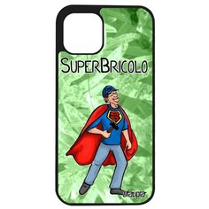 Красивый чехол на смартфон // iPhone 12 Pro Max // "Супермастер" Супергерой Комикс, Utaupia, светло- зеленый