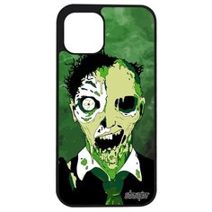 Красивый чехол на смартфон // Apple iPhone 12 Mini // "Зомби" Фантом Фантазия, Utaupia, зеленый