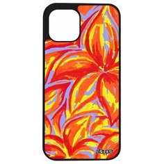 Чехол на смартфон iPhone 12, "Цветочный узор" Рисунок Акварель Utaupia