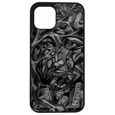Чехол на смартфон iPhone 12, "Взгляд" Стрит- арт Портрет Utaupia