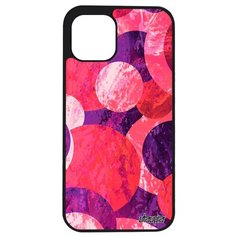 Защитный чехол на смартфон // iPhone 12 Pro Max // "Планеты" Сфера Стиль, Utaupia, розовый