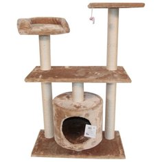 Когтеточка- комплекс 60х30х96 см, бежевый Pet Choice