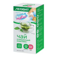 Леовит Чай Леовит Очищающий зеленый, 25 пак