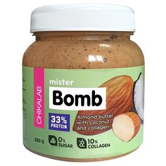 Chikalab Миндальная паста Chikalab Mister Bomb с кокосом, 250 г