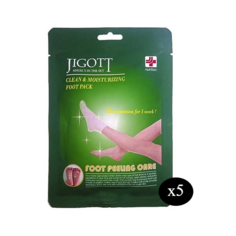 Jigott Маска-носки для пилинга Clean & moisturizing 40 мл пакет