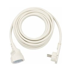 1168980250 Brennenstuhl удлинитель-переноска Extension Cable,5м., кабель белый 1,5мм2, 1 роз.,IP20