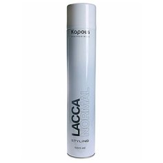 Kapous Lacca Normal - Лак аэрозольный для волос нормальной фиксации белый флакон, 500 мл
