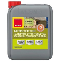 Временный антисептик на период строительства Neomid 46 bio, концентрат 1:19