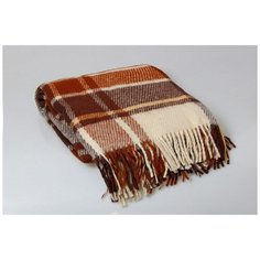 Плед "Ярослав" из новозеландской шерсти (21.7) 140х200