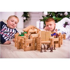 Деревянный конструктор крепость «Викинг» Miks