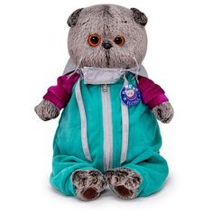 Мягкая игрушка Budi Basa в подарочной коробке - кот Басик в комбинезоне Космос, 30 см Basik&Co