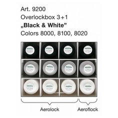 Набор ниток для оверлока Aerolock 9*1200м, Aeroflock 3*1000м Madeira (арт. 9200)