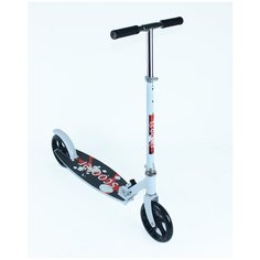 Городской самокат Scooter белый, 200 мм