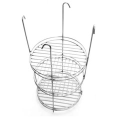 Этажерка 3-х ярусная с бортиком для тандыра диаметр 220 мм Технокерамика