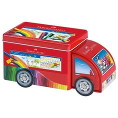 Набор для рисования Faber-Castell "Connector Truck" 33 фломастера+10 клипс