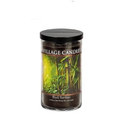 Ароматическая свеча Village Candle "Черный бамбук", стакан, большая