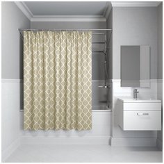 Штора для ванной комнаты IDDIS Basic 200*180см полиэстер (B09P218i11)