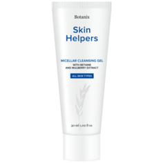 Мицеллярный очищающий гель с бетаином и экстрактом шелковицы Skin Helpers, 30 мл