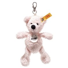 Мягкая игрушка Steiff Keyring Lotte Teddy Bear (Штайф брелок Мишка Тедди Лотте розовый 12 см)