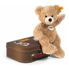 Мягкая игрушка Steiff Fynn Teddy Bear in Suitcase (Штайф Мишка Тедди Финн 28 см в чемодане)