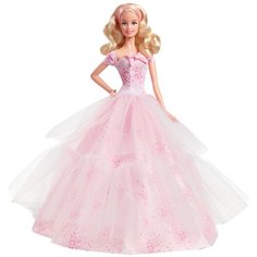 Кукла Barbie Пожелания ко дню рождения 2016 Блондинка, 29 см, DGW29