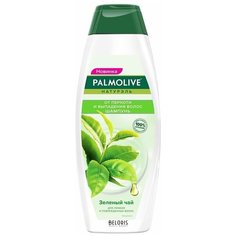 Палмолив / Palmolive - Женский шампунь против перхоти и выпадения волос зеленый чай 380 мл