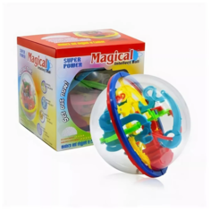 3D шар головоломка лабиринт, 100 уровней, 12 см Concord Toys
