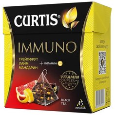 Чай черный Curtis Immuno в пирамидках, 62 г, 15 шт., 1 уп.