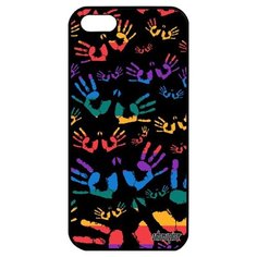 Красивый чехол на смартфон // iPhone 5 5S SE (2016) // "Отпечаток ладони" Arm Раста, Utaupia, цветной