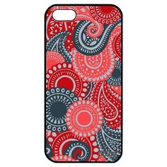 Защитный чехол на смартфон // iPhone 5 5S SE (2016) // "Кружевной узор" Восточный Цветок, Utaupia, розовый