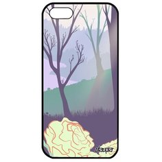 Модный чехол на смартфон // Apple iPhone 5 5S SE (2016) // "Лесные розы" Лес Розы, Utaupia, цветной