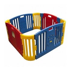 Детский манеж Edu- Play Сине- Красный