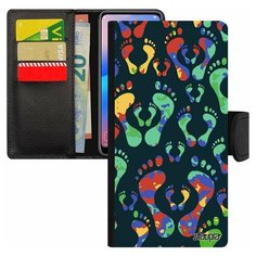 Чехол-книжка на смартфон Samsung Galaxy S8, "След стопы" Первенец Отпечаток Utaupia