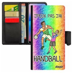 Чехол-книжка на смартфон Galaxy S8, "Не могу - у меня гандбол!" Юмор Игра Utaupia