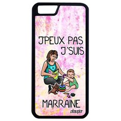 Защитный чехол на смартфон // Apple iPhone 6 Plus // "Не могу - стала крестной!" Комикс Принт, Utaupia, светло- розовый