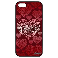 Противоударный чехол на смартфон // Apple iPhone 5 5S SE (2016) // "Сердце" Страсть Амур, Utaupia, красный