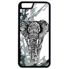 Противоударный чехол на смартфон // iPhone 6 Plus // "Слон" Саванна Африканский, Utaupia, серый