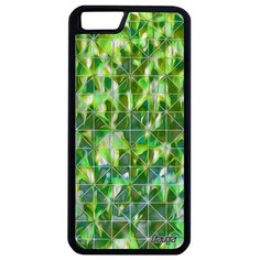 Защитный чехол на смартфон // iPhone 6 Plus // "Плиточный мотив" Мрамор Текстура, Utaupia, зеленый