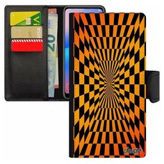 Чехол книжка на смартфон Samsung Galaxy S8, "Иллюзия шахмат" Зеркало Картинки Utaupia