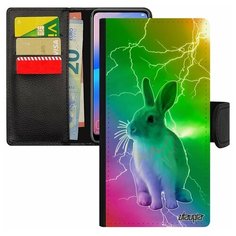 Чехол книжка на смартфон Galaxy S8, "Кролик" Грызун Заяц Utaupia