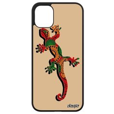 Противоударный чехол на смартфон // Apple iPhone 11 // "Саламандра" Ящерица Талисман, Utaupia, цветной
