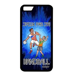 Яркий чехол на смартфон // Apple iPhone 6S // "Не могу - у меня гандбол!" Комикс Игра, Utaupia, синий
