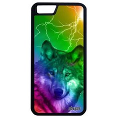 Дизайнерский чехол на смартфон // iPhone 6 Plus // "Дикий волк" Зверь Хищник, Utaupia, цветной