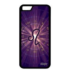Чехол на смартфон // Apple iPhone 6S // "Гороскоп Лев" Зодиак Каллиграфия, Utaupia, фиолетовый