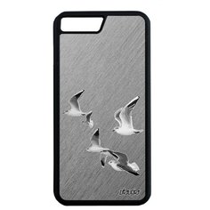 Дизайнерский чехол на смартфон // Apple iPhone 7 Plus // "Чайки" Птицы Море, Utaupia, серый