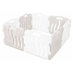 Детский манеж Ifam SHELL, белый/бежевый