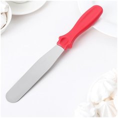 Лопатка-палетка с пластиковой ручкой, прямая, рабочая часть 15 см. Сима ленд