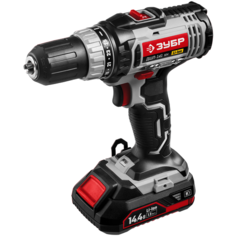 ДШЛ-141 дрель- шуруповерт, 2 АКБ, в кейсе, ЗУБР.